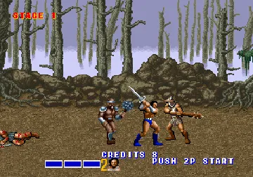 Golden Axe (Version 1) screen shot game playing